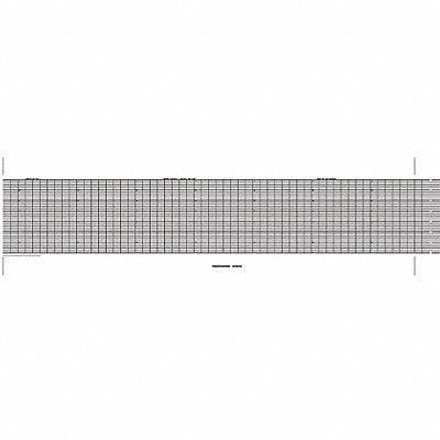 GRAPHIC CONTROLS YOKB956AAW Fanfold Paper Strip Chart  1 pkg