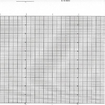 GRAPHIC CONTROLS YOKB9627AY Fanfold Paper Strip Chart  1 pkg