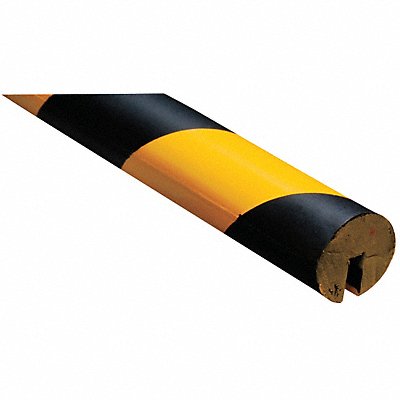 GRAINGER FEGA Corner Guard 40 Hx1-1/2 W Black/Yellow