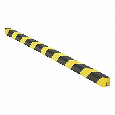 GRAINGER FEGC Corner Guard 40 Hx1-1/2 W Black/Yellow