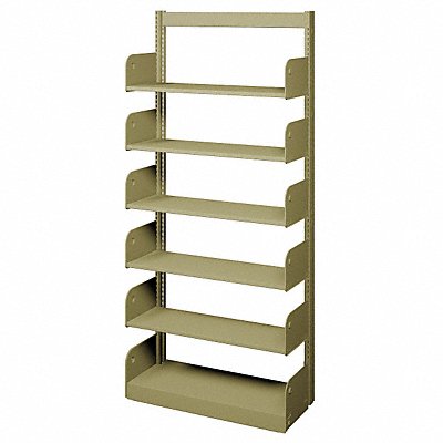 ESTEY WF71100 Flat Shelf Single Face 6 Shelves