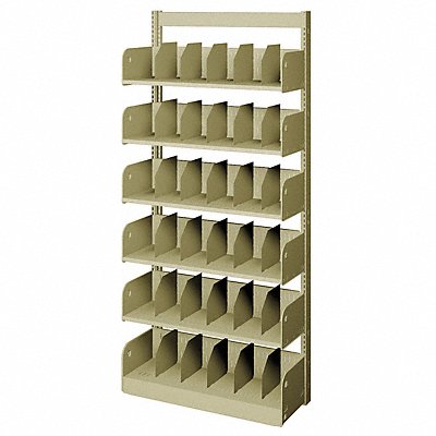 ESTEY WBDF71100 Divider Shelf Single 6 Shelves 10 In