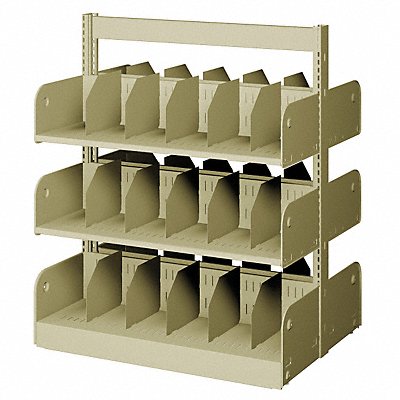 ESTEY WBDF42100 Divider Shelf Double 6 Shelves 20 In