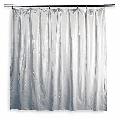 ABILITY ONE 7230010000000 Shower Curtain 72 in L 72 in W Clear