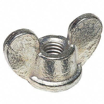 GRAINGER 0EF720B87 Wing Nut Znc Stl 1 5/8x1in 3/8 -16 10PK