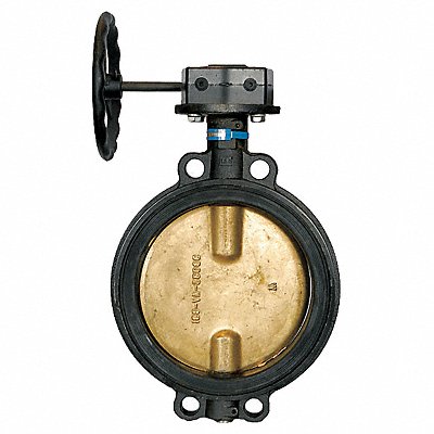 MILWAUKEE VALVE HW332B Butterfly Valve Wafer Style Size 6 In