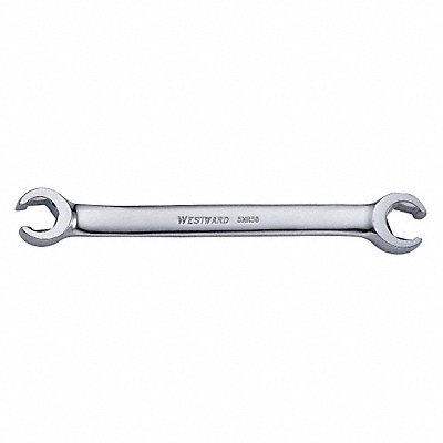 WESTWARD 5MR58 Flare Nut Wrench Steel Offset 6 Point Flare Nut