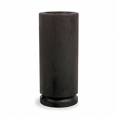 WESTWARD 4LXL8 Impact Socket Steel Black Oxide 7/16 in