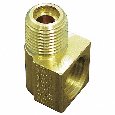 WEATHERHEAD 402X4 Elbow 90 Deg 1/8 In InVerticaled Flare Brass