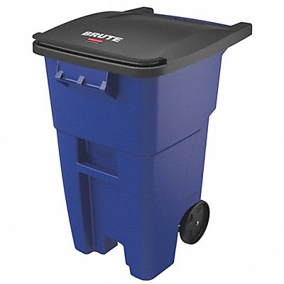 RUBBERMAID COMMERCIAL PRODUCTS FG9W2700BLUE Garbage Can 50 gal Blue Plastic