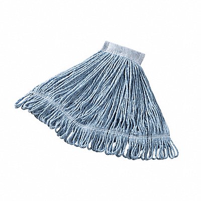 RUBBERMAID COMMERCIAL PRODUCTS FGD25206BL00 Wet Mop Blue Cotton/Synthetic