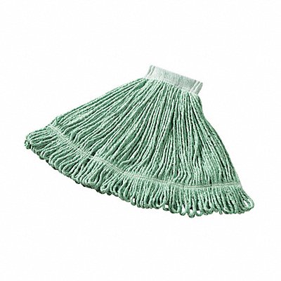 RUBBERMAID COMMERCIAL PRODUCTS FGD25206GR00 Wet Mop Green Cotton/Synthetic