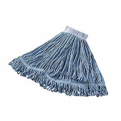 RUBBERMAID COMMERCIAL PRODUCTS FGD25306BL00 Wet Mop Blue Cotton/Synthetic