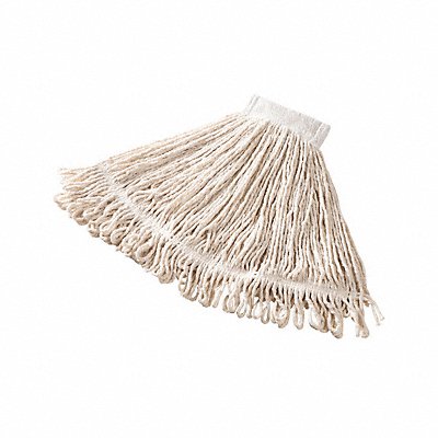 RUBBERMAID COMMERCIAL PRODUCTS FGD25206WH00 Wet Mop White Cotton/Synthetic