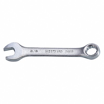 WESTWARD 5MW25 Combination Wrench SAE Rounded 3/8