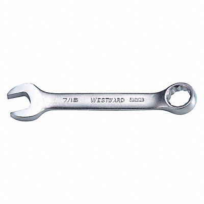 WESTWARD 5MW28 Combination Wrench SAE Rounded 7/16