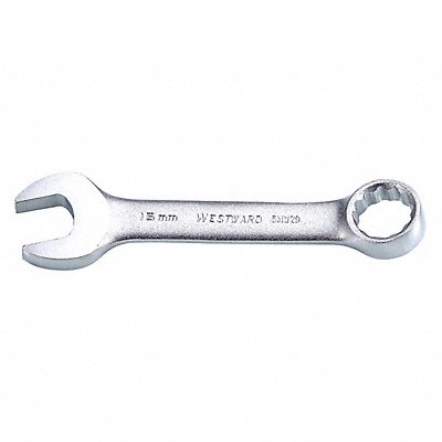 WESTWARD 5MW29 Combination Wrench Metric 15 mm