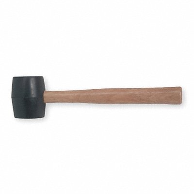 WESTWARD 5MX41 Mallet Rubber 13 Oz Wood