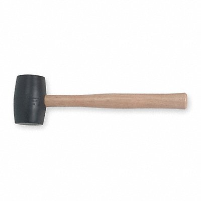 WESTWARD 5MX42 Rubber Mallet 24oz Weight Hickory Handle