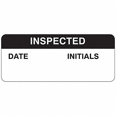 BRADY 82587 Inspection Label 1-1/2 in W PK364