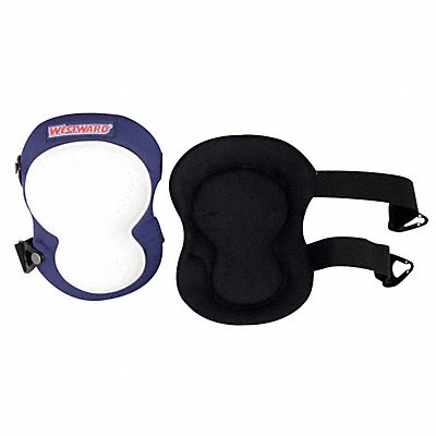 WESTWARD 5MZH7 Knee Pad UNIV Clip Blue/White PR
