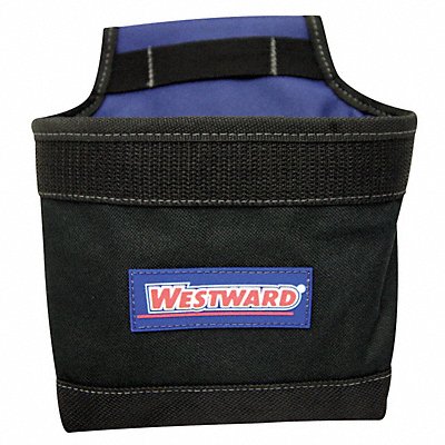 WESTWARD 5MZL8 Black Tool Pouch Polyester