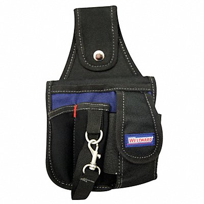 WESTWARD 5MZN0 Black Tool Pouch Polyester