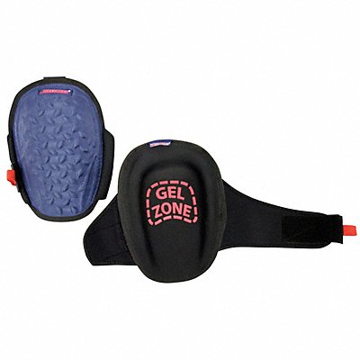 WESTWARD 5MZP1 Knee Pad UNIV Hook & Loop Black/Blue PR
