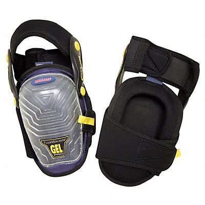 WESTWARD 5MZR0 Knee Pad UNIV Hook & Loop Black/Blue PR