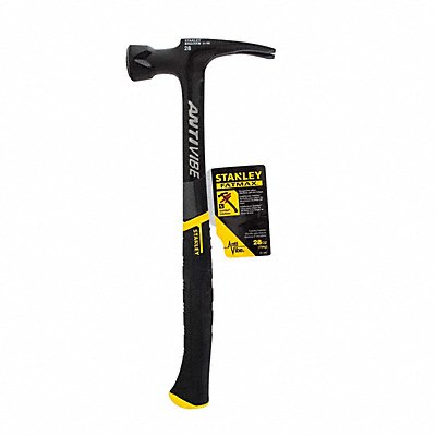 STANLEY 51169 Framing Hammer Antivibe 28 Oz Milled