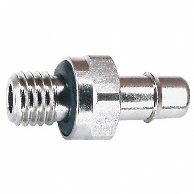 PNEUMADYNE INC EB60 Male Connector 10-32x1/4 In Barb Brass