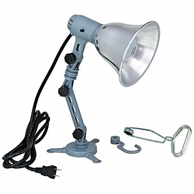 LUMAPRO 5NKR5 Task Light Articulating 60 W Grey
