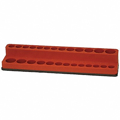 WESTWARD 5NNE3 Socket Holder Red Polypropylene