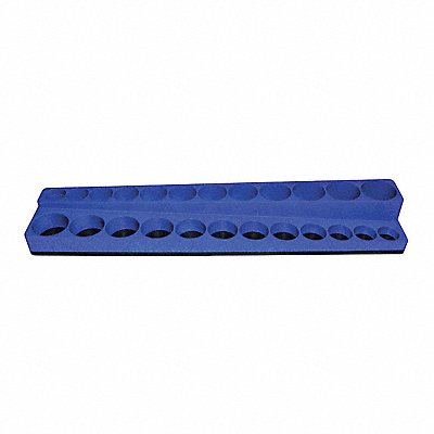 WESTWARD 5NNE6 Socket Holder Blue Polypropylene