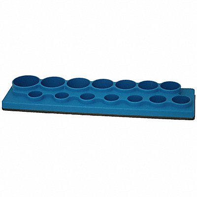 WESTWARD 5NNE8 Socket Holder Blue Polypropylene