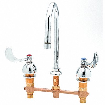 T S BRASS B286704 Gooseneck Chrome T S Brass 2.2gpm
