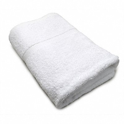 R  R TEXTILE X01150 Bath Towel 27x50 In White PK12