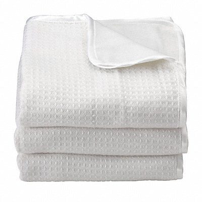 FOUNDATIONS CBTLWH06 Baby Blanket 32x40 in White PK6