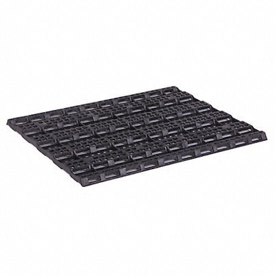 GRAINGER 40x48FRZSPC Freezer Spacer 48 in L 1-1/2 in H Blck