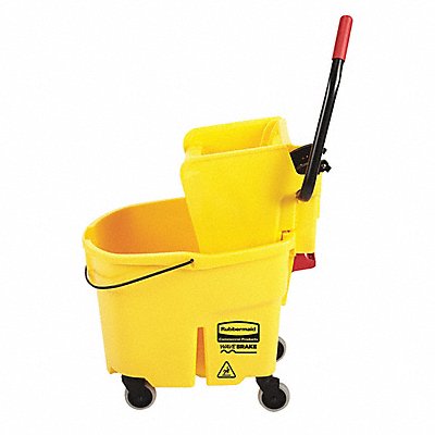 RUBBERMAID COMMERCIAL PRODUCTS FG758088YEL E4108 Mop Bucket and Wringer Yellow 8 3/4 gal