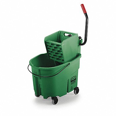 RUBBERMAID COMMERCIAL PRODUCTS FG758888GRN E4108 Mop Bucket and Wringer Green 8 3/4 gal