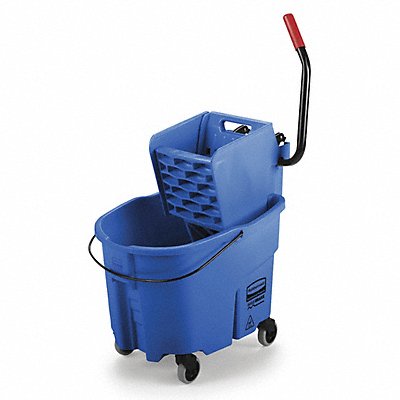 RUBBERMAID COMMERCIAL PRODUCTS FG758888BLUE E4108 Mop Bucket and Wringer Blue 8 3/4 gal