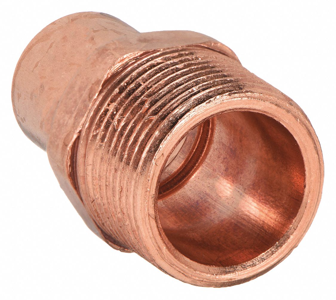 NIBCO U60412x34 Reducing Adaptor Wrot Copper 1/2 CxMNPT