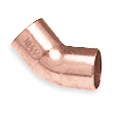 NIBCO C60638 Elbow 45 Deg Wrot Copper 3/8 Tube CxC