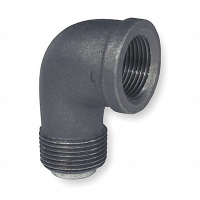 GRAINGER 5P460 90 Street Elbow Malleable Iron 1/2 in
