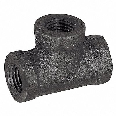 GRAINGER 5P488 Tee Malleable Iron 3/4 x 3/4 x 1/4 in