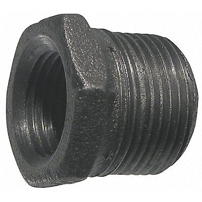 GRAINGER 5P517 Hex Bushing Malleable Iron 1 x 1/2 in