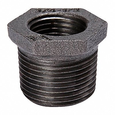 GRAINGER 521987HN Hex Bushing Malleable Iron 2 x 1 1/2 in