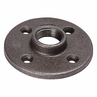 GRAINGER 521601HC Pipe Flange Malleable Iron Floor Flange