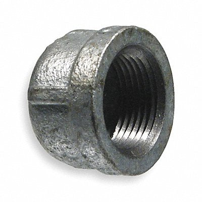 GRAINGER 5P899 Round Cap Malleable Iron 1/4 in NPT